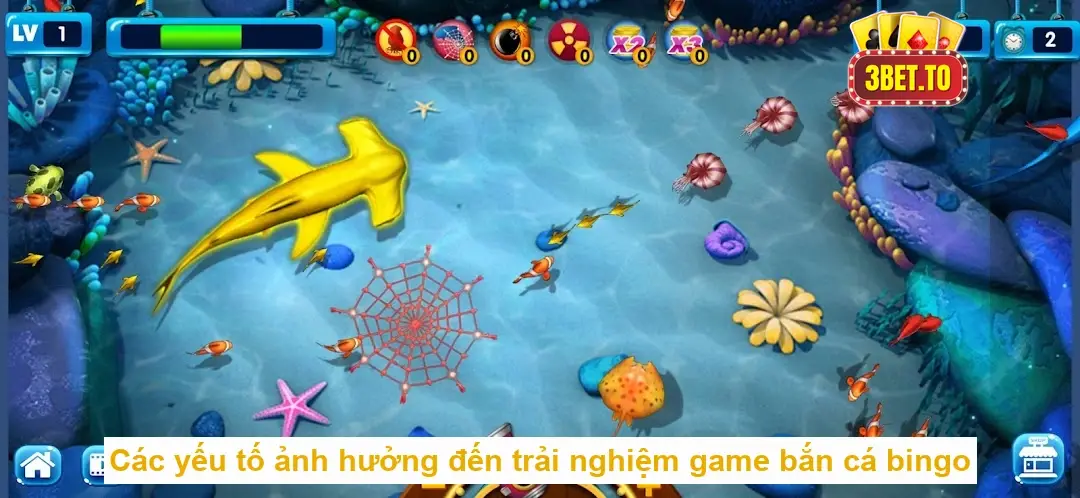 Bắn cá bingo - Game săn cá ăn tiền đỉnh cao 2025 4 Các yếu tố ảnh hưởng đến trải nghiệm game bắn cá bingo