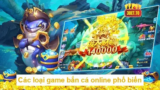 Bắn cá online - Thị trường game kiếm tiền đầy tiềm năng 3 Các loại game bắn cá online phổ biến
