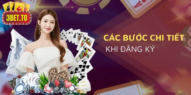 Đăng Ký 3BET - Hướng Dẫn Khám Phá Cơ Hội Cá Cược Mới 3 Các bước đăng ký tài khoản 3BET trong vòng chưa đầy 1 phút