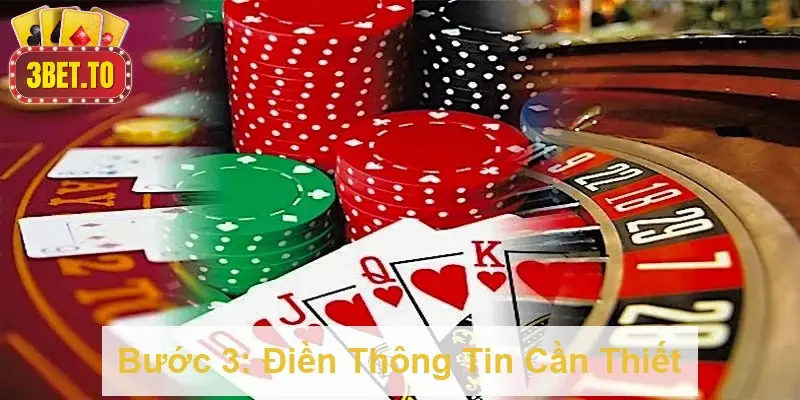 Quên Mật Khẩu 3BET - Hướng Dẫn Đầy Đủ Và Hiệu Quả Nhất 4 Bước 3: Điền Thông Tin Cần Thiết