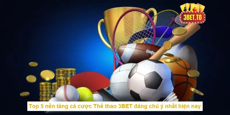 Thể thao 3BET - Sân chơi cá cược thể thao uy tín xanh chín 3 Top 5 nền tảng cá cược Thể thao 3BET đáng chú ý nhất hiện nay